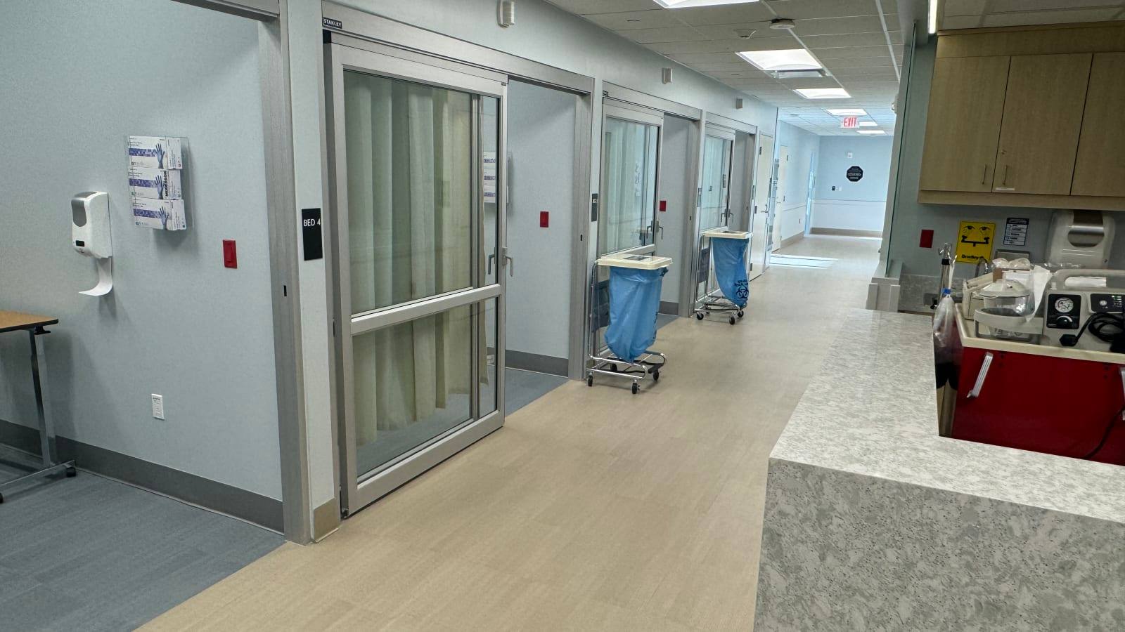 Recovery room outside